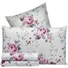 Riad Arredo Set Lenzuola Letto Matrimoniale 100% Cotone PERCALLE - Completo Letto Morbido in Prezioso Percalle (Mia Rosa)