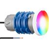 LyLmLe Mini Proiettore Piscina LED con Filettatura 1 1/2, 6W Lampade Piscina RGB Multicolore Controllo Sincrono, Ø49mm, 12V AC Luci Sommergibile per Piscinas Cemento SPA Gradini, Singola Luce