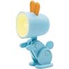 Dudùu Puppy Rabbit - Mini lampada da Tavolo Pieghevole a LED, Luce Calda, Tascabile, per Lettura, Comodino o Scrivania, forma di Coniglio (Celeste)