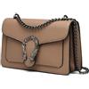 Travistar Borsa Tracolla Donna in Pelle - Piccola Borsa Cachi a Spalla Moda Borsetta Firmate Pochette Donna da Sera a Mano