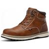 ARRIGO BELLO Stivali Uomo Invernali Scarpe Invernale Scarponcini Neve Stivaletti Antiskid Caldo Trekking Montagna Boots Taglia 41-46 (C Marrone-Rete Traspirante, Taglia 43)