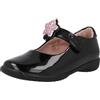 Lelli Kelly Daisy 2 - Scarpe da scuola in vernice nera per bambina, Vernice nera, 27 EU
