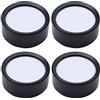 ENERRGECKO 4X Superficie Rotonda Una Montato Lampade da Soffitto Luce 220V di Plafoniere Downlight Molto Sottile Apparecchi Luce 4000K 5W Guscio Nero