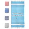 Caribu design Telo Mare Personalizzato con Nome Testo Iniziali in Cotone Asciugamano Grande da Spiaggia Piscina a Righe 90x180cm Leggero Asciugatura Rapida Uomo/Donna Idea regalo (Azzurro)