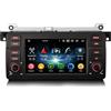 erisin Android 14 [4+64GB] 8 Core Autoradio per BMW Serie 3 M3 E46 Rover 75 MG ZT Carplay Android Auto GPS Navigatore DSP Bluetooth 5.0 WiFi IPS Écran tactile Canbus 2din