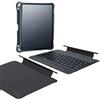 Tucano -Tasto- Custodia Multiuso per iPad PRO 11 (1° Generazione) con Tastiera Bluetooth Bluetooth Integrata e alloggio Apple Pencil. Nero