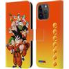 Head Case Designs Licenza Ufficiale Dragon Ball Gruppo Personaggi Custodia Portafoglio in Pelle Compatibile con Apple iPhone 15 PRO Max