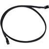 Phobya 0 4Pin PWM Male to Male 60cm - Black Cavi Cavi e adattatori per ventole