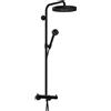 AXOR One colonna doccia con termostatico, 48794670, One nero opaco [Rubinetteria Bagno > Colonne Doccia]