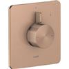 AXOR Citterio C miscelatore monocomando Cubic cut, per vasca e doccia, 49651310, Citterio C oro rosa spazzolato [Rubinetteria Bagno > Rubinetteria Doccia]