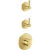 AXOR One rubinetto doccia da incasso con termostatico, 48722950, One ottone spazzolato [Rubinetteria Bagno > Rubinetteria Doccia]