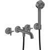 AXOR One rubinetto vasca da incasso, miscelatore a due comandi, 48443340, One nero cromato spazzolato [Rubinetteria Bagno > Rubinetteria Vasca]