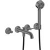 AXOR One rubinetto vasca da incasso, miscelatore a due comandi, 48444340, One nero cromato spazzolato [Rubinetteria Bagno > Rubinetteria Vasca]