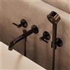 AXOR One rubinetto vasca da incasso, miscelatore a due comandi, 48444330, One nero cromato [Rubinetteria Bagno > Rubinetteria Vasca]