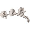 AXOR One rubinetto vasca da incasso, miscelatore a due comandi, 48430800, One acciaio inox spazzolato [Rubinetteria Bagno > Rubinetteria Vasca]
