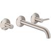 AXOR One rubinetto vasca da incasso, miscelatore a due comandi, 48431800, One acciaio inox spazzolato [Rubinetteria Bagno > Rubinetteria Vasca]