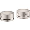 AXOR One rubinetto bordo vasca, termostatico, 48470800, One acciaio inox spazzolato [Rubinetteria Bagno > Rubinetteria Vasca]