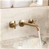 AXOR One rubinetto lavabo a parete, 48140140, One bronzo spazzolato [Rubinetteria Bagno > Rubinetteria Lavabo]