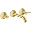 AXOR One rubinetto lavabo a parete, 48150950, One ottone spazzolato [Rubinetteria Bagno > Rubinetteria Lavabo]