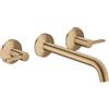 AXOR One rubinetto lavabo a parete, 48160140, One bronzo spazzolato [Rubinetteria Bagno > Rubinetteria Lavabo]