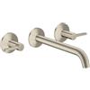 AXOR One rubinetto lavabo a parete, 48160820, One nichel spazzolato [Rubinetteria Bagno > Rubinetteria Lavabo]