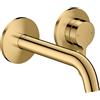 AXOR One rubinetto lavabo a parete, 48170990, One oro [Rubinetteria Bagno > Rubinetteria Lavabo]