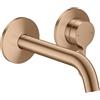 AXOR One rubinetto lavabo a parete, 48170310, One oro rosso spazzolato [Rubinetteria Bagno > Rubinetteria Lavabo]