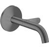AXOR One rubinetto lavabo, installazione a parete, 48180340, One nero cromato spazzolato [Rubinetteria Bagno > Rubinetteria Lavabo]