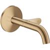 AXOR One rubinetto lavabo, installazione a parete, 48180140, One bronzo spazzolato [Rubinetteria Bagno > Rubinetteria Lavabo]
