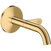 AXOR One rubinetto lavabo, installazione a parete, 48180990, One oro [Rubinetteria Bagno > Rubinetteria Lavabo]
