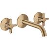 AXOR One rubinetto lavabo a parete, 48130140, One bronzo spazzolato [Rubinetteria Bagno > Rubinetteria Lavabo]