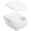 Geberit Renova WC sospeso con TurboFlush, 503061008+500836011, Renova bianco [WC > WC Sospesi]