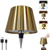 JUCHRZEY Lampada for Bottiglia Senza Fili Ricaricabile 2000mAh Lampada da Tavolo Portatile Senza Fili 3 Colori Dimmerabile Bottiglia di Vino Luce Decorativa Touch Control for Feste Bar Risto