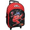 Vadobag Miraculous - Zaino per bambini, con ruote, per asilo, 38 x 28 x 12 cm