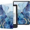 FINTIE Custodia per 6 Pollici Kindle (11ª Generazione) - Modello 2024/2022 | Sottile Leggero Protettiva Cover con Funzione Auto Sveglia/Sonno, Ocean Marble