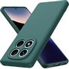 Byvuwiay Cover per Xiaomi Redmi Note 14 Pro 5G, Morbida Silicone Liquida TPU Protettivo Ultra Slim Custodia Antiurto - Verde scuro
