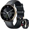 TAOPON Smartwatch Donna Orologio Digitale Watch: 1.43 AMOLED Smart Watch con Effettua Risposta Chiamate 100+ Sportive Fitness Tracker Waterproof Calorie Contapassi Impermeabil IP68 Compatibile iOS Android