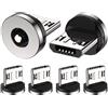 AUFU 1Pin Micro USB Magnet Adapter per Cavo USB Magnetico