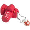 leizhan 32GB Chiavetta USB Silicone USB Flash Drive, Memory Stick impermeabile, regali per la famiglia, studenti e amici - Fotocamera Rose