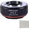 PHOLSY Adattatore di Montaggio Lente Compatibile con Obiettivo Exakta sulla Fotocamera Sony E, (non adatto all'obiettivo con attacco Topcon)