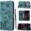 LSPCASA Custodia con Xiaomi Poco X7 5G 6,67 Pollici Premium Pelle PU Flip Protettiva Cover Con Slot Per Schede e Funzione Supporto Custodia Cover Portafoglio con Xiaomi Poco X7 5G-Verde