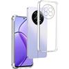 REY Cover in Gel TPU Trasparente per OPPO REALME 12+ 5G - REALME P1 5G, Ultra Sottile 0,33 mm, Morbido Flessibile, Custodia Silicone