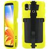 Mobilis Custodia per Zebra TC22 TC27 con Fascia di Presa Anticaduta e Porta-Stylus, Protezione di Grado Militare, Colore ad Alta Visibilità per Facile Identificazione e Sicurezza (Giallo fluo)