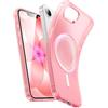 ESR Cover per iPhone 17e/16e, Compatibile con MagSafe, Protezione per fotocamera, Custodia magnetica sottile e antiurto, Resistente all'ingiallimento e ai graffi, Serie Zero, Rosso Trasparente