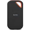 Lacdo Silicone Custodia Hard Disk Esterno per SanDisk Extreme Pro Portable SSD 500GB 1TB 2TB 4TB 8TB External Solid State Drive, Silicone Morbido per SanDisk Extreme SSD, Borsa per Storage, Nero