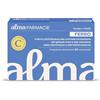 Alma Farmacie Ferro Alma Farmacie, Riduce la Stanchezza e Contribuisce alla Funzione dei Globuli Rossi, Alta Concentrazione, con Vitamina C, Integratore 30 Compresse