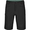 ORTOVOX PELMO - Pantaloncini corti da uomo, leggeri e resistenti, con vestibilità slim per escursioni alpinistiche leggere - NERO - Taglia M