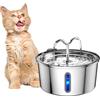 Colexy Fontanella per Gatti 3,2L, Ultra Silenziosa con Filtro a Carbone Attivo - Distributore d'Acqua Automatico per Animali Domestici per Gatti, Cani, Conigli - Design a Doppio Flusso, Facile da Pulire