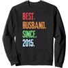 Best Husband Wedding Anniversary For Fun Best Husband Since 2015 10th Anniversary For Fun Husband Felpa