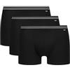 Dim Boxer Uomo in Cotone Elasticizzato EcoDIM x3 | Comfort Quotidiano | Senza Etichetta | qualità conveniente, Nero, XL